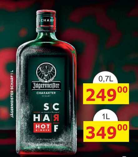 JÄGERMEISTER SCHARF 0,7l