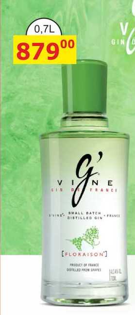 G'Vine Floraison Gin 0,7l 40%