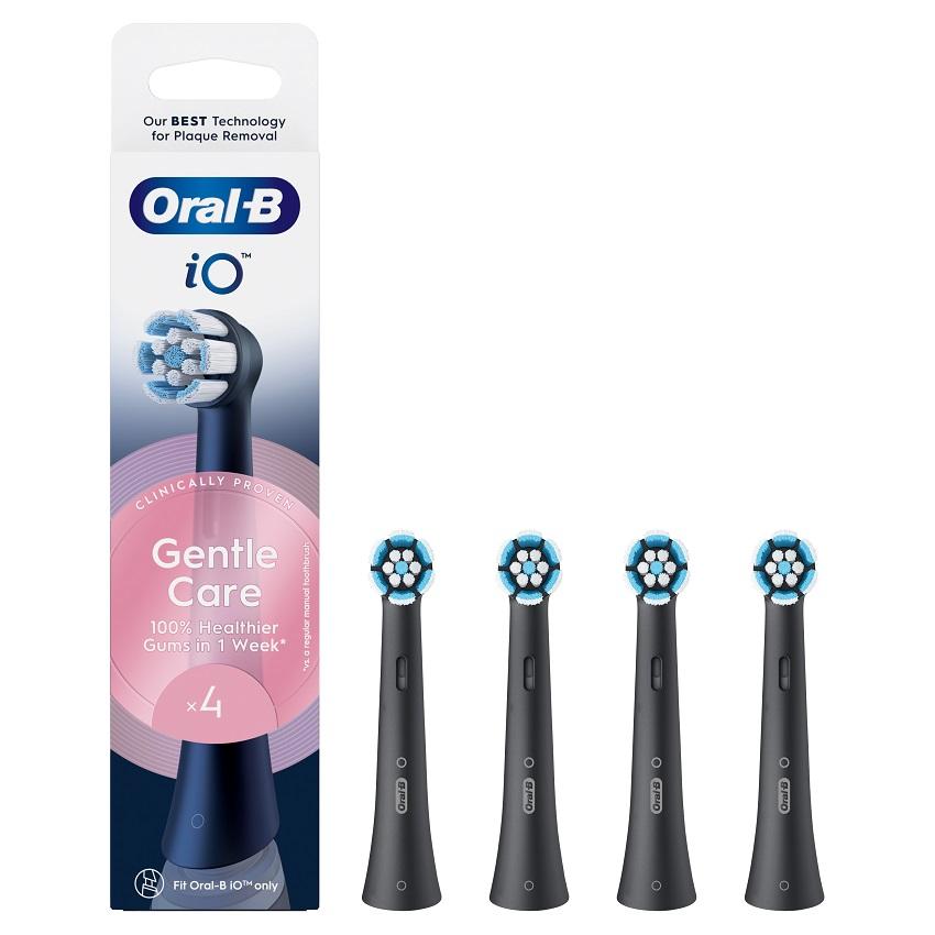 Oral-B iO Gentle Care Black kartáčkové hlavice 4ks Lékárna LEMON