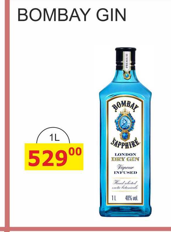 BOMBAY GIN PREMIUM 1L