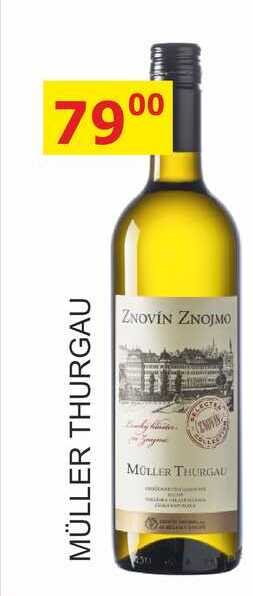 ZNOVÍN ZNOJMO MÜLLER THURGAU 0,75L