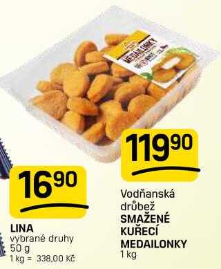 SMAŽENÉ KUŘECÍ MEDAILONKY 1 kg