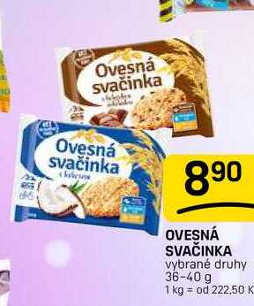OVESNÁ SVAČINKA 36-40g
