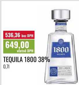 TEQUILA 1800 38% 0,7l