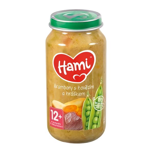 Hami Brambory s hovězím a hráškem 12m+ Košík.cz