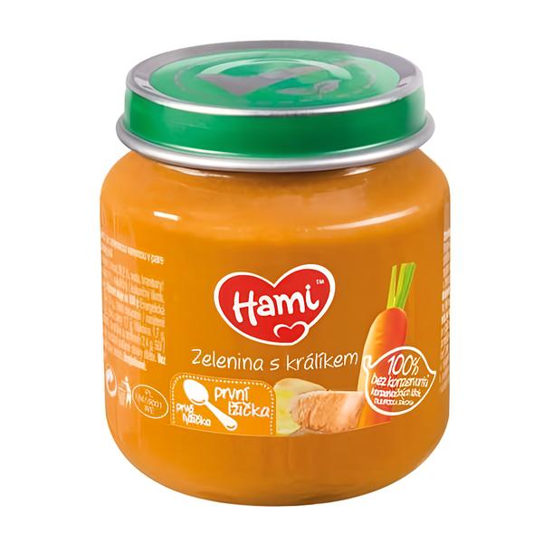 Hami Zelenina s králičím masem - První lžička 4m+ Košík.cz