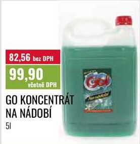 GO KONCENTRÁT NA NÁDOBÍ, 5l Ratio