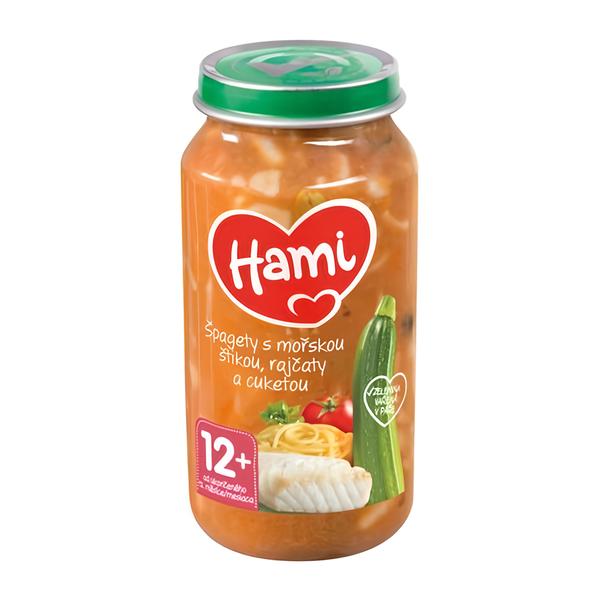 Hami Špagety s mořskou štikou, rajčaty a cuketou Košík.cz