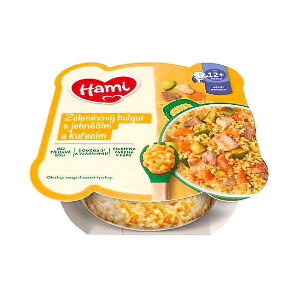 Hami talířek Zeleninový bulgur s jehněčím a kuřecím 12m+ Košík.cz