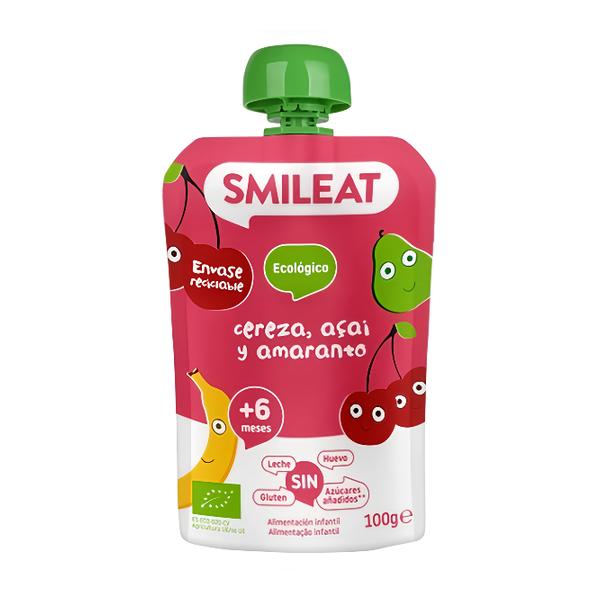 Smileat BIO kapsička třešeň, acai, amarant, banán, hruška Košík.cz