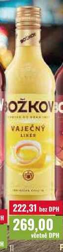  BOŽKOV VAJEČNÝ LIKÉR 1l
