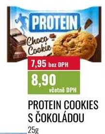 PROTEIN COOKIES S ČOKOLÁDOU, 25g