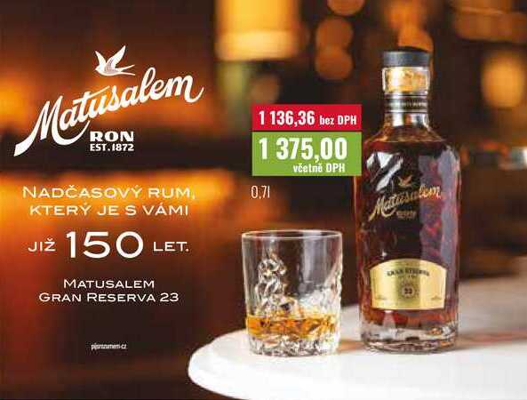 MATUSALEM GRAN RESERVA 23 0,7l