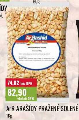 ArR ARAŠÍDY PRAŽENÉ SOLENÉ, 1Kg