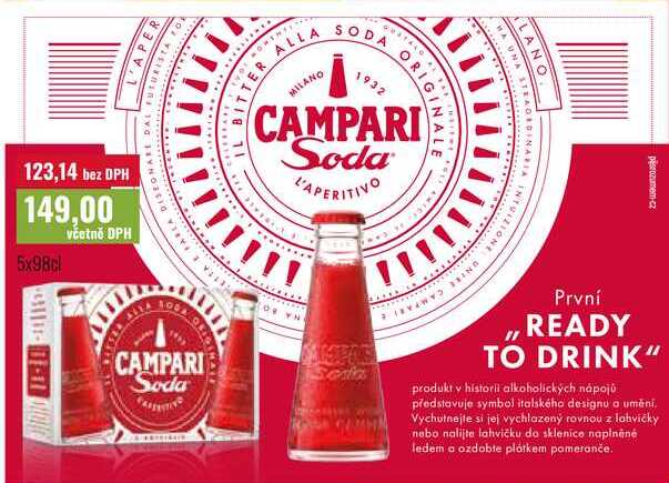 CAMPARI 5x98cl
