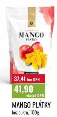 MANGO PLÁTKY 100g  
