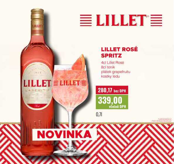 LILLET ROSÉ SPRITZ 0,7l