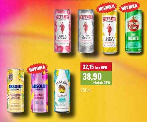 MÍCHANÉ DRINKY 250ml