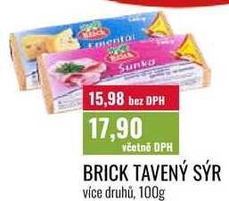 BRICK TAVENÝ SÝR, více druhů, 100g