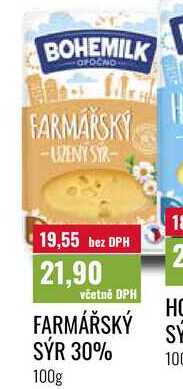 FARMÁŘSKÝ SÝR 30%, 100g  