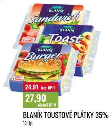 BLANÍK TOUSTOVÉ PLÁTKY 35%, 130g  