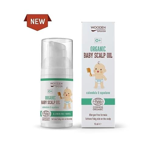 Woodenspoon Organický olej pro dětskou pokožku hlavy 15ml Lékárna LEMON
