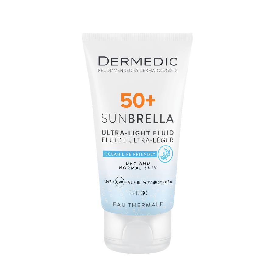 Sunbrella Ultra lehká emulze na opalování SPF 50+ suchá a normální pleť 40 ml Lékárna LEMON