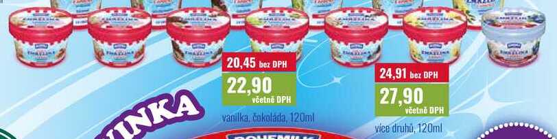 Česká zmrzlina z Opočna 120ml