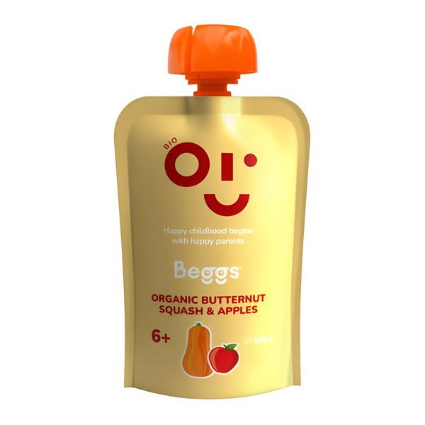 Beggs BIO Máslová dýně a jablka Zeleninovo-ovocný příkrm Košík.cz