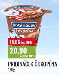 PRIBINÁČEK ČOKOPĚNA, 110g