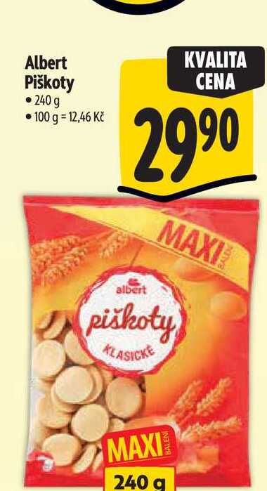 Albert Piškoty 240g