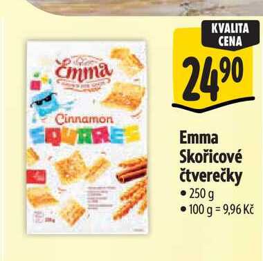 Emma Skořicové čtverečky 250g