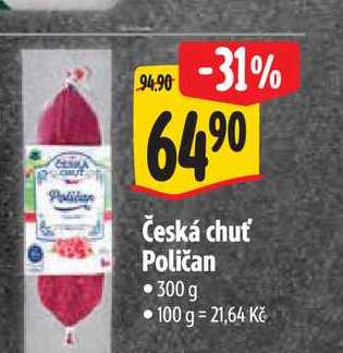 Česká chuť Poličan 300 g
