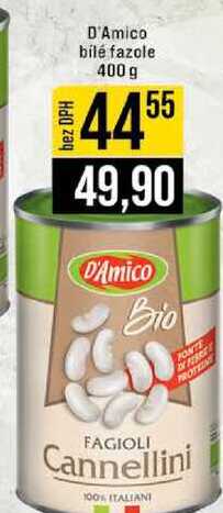 D'Amico bílé fazole 400 g 