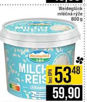 Weideglück mléčná rýže 800 g 