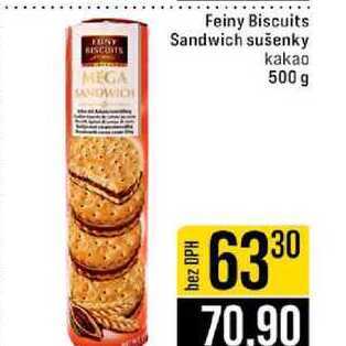 Feiny Biscuits Sandwich sušenky kakao 500 g