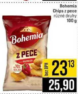 Bohemia Chips z pece různé druhy 100 g