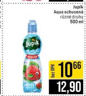 Jupík Aqua ochucená různé druhy 500 ml JIP