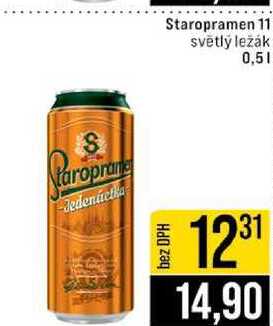 Staropramen 11 světlý ležák 0,5l
