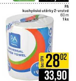 PA kuchyňské utěrky 2-vrstvé 60 m 1ks