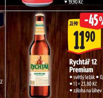 Rychtář 12 Premium 0,5 l