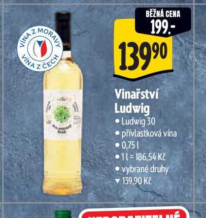 Vinařství Ludwig 0,75 l