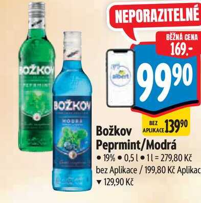 Peprmint/Modrá 0,5 l