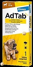 AdTab 56 mg žvýkací tablety pro psy 1,3–2,5 kg