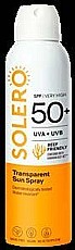 SOLERO Transparentní sprej na opalování SPF50+ BENU