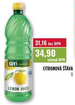 CITRONOVÁ ŠŤÁVA 1l