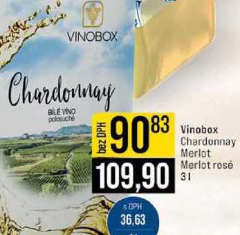Vinobox Chardonnay Merlot Merlot rosé 3l