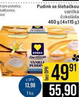 Pudink se šlehačkou vanilka čokoláda 460 g (4x115 g)