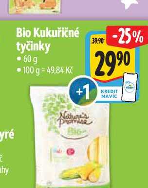 Bio Kukuřičné tyčinky 60 g Albert