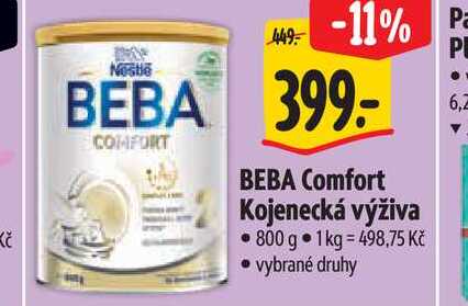 BEBA Comfort Kojenecká výživa 800 g Albert